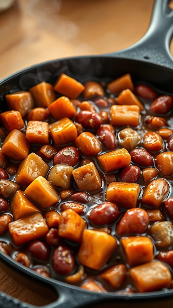 Awesome Pork N Beans And Wienies Comforth Food Combination 5 simmer for twenty minutes