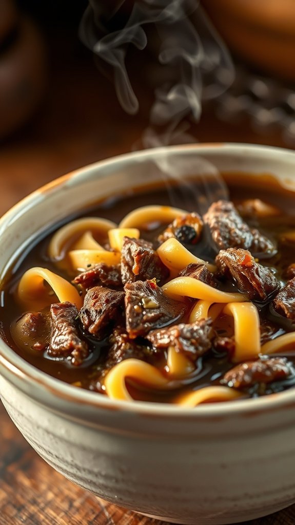 Easy Beef And Noodles: A Weeknight Dinner You'Ll Crave 8 simmer meat with wine