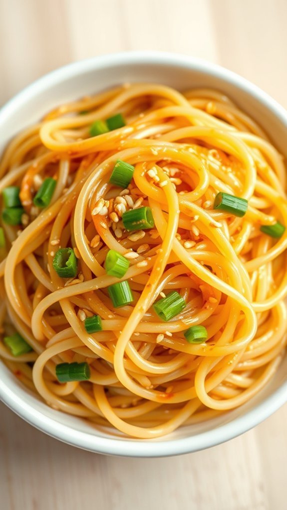 Cold Sesame Noodles 6 simmering ingredients for harmony