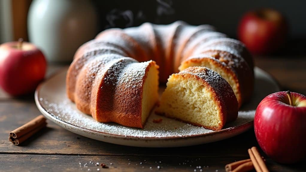 simple seasonal apple cake
