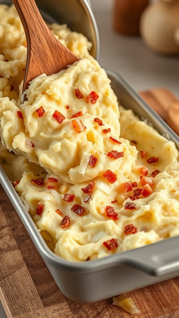 transfer potato mixture gently