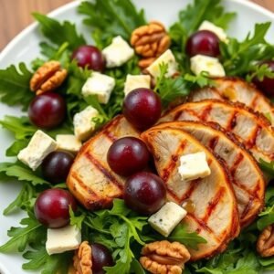 15-Minute Pork Chop Arugula Salad