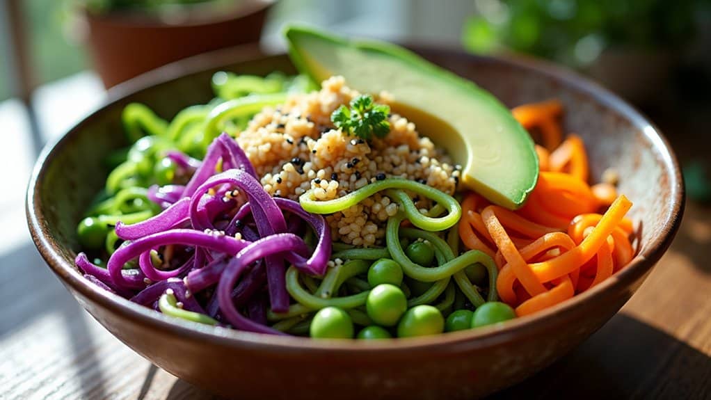 zucchini noodle buddha bowl